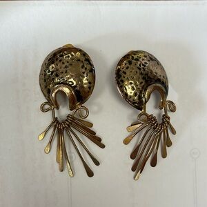Vintage clip on earrings